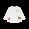 Maglietta con patch per neonata