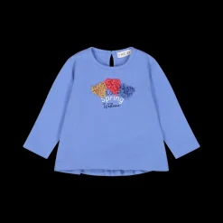 Maglietta con petali per bambina