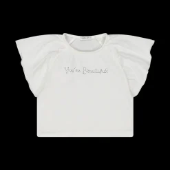 Maglietta con strass bambina