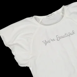 Maglietta con strass bambina