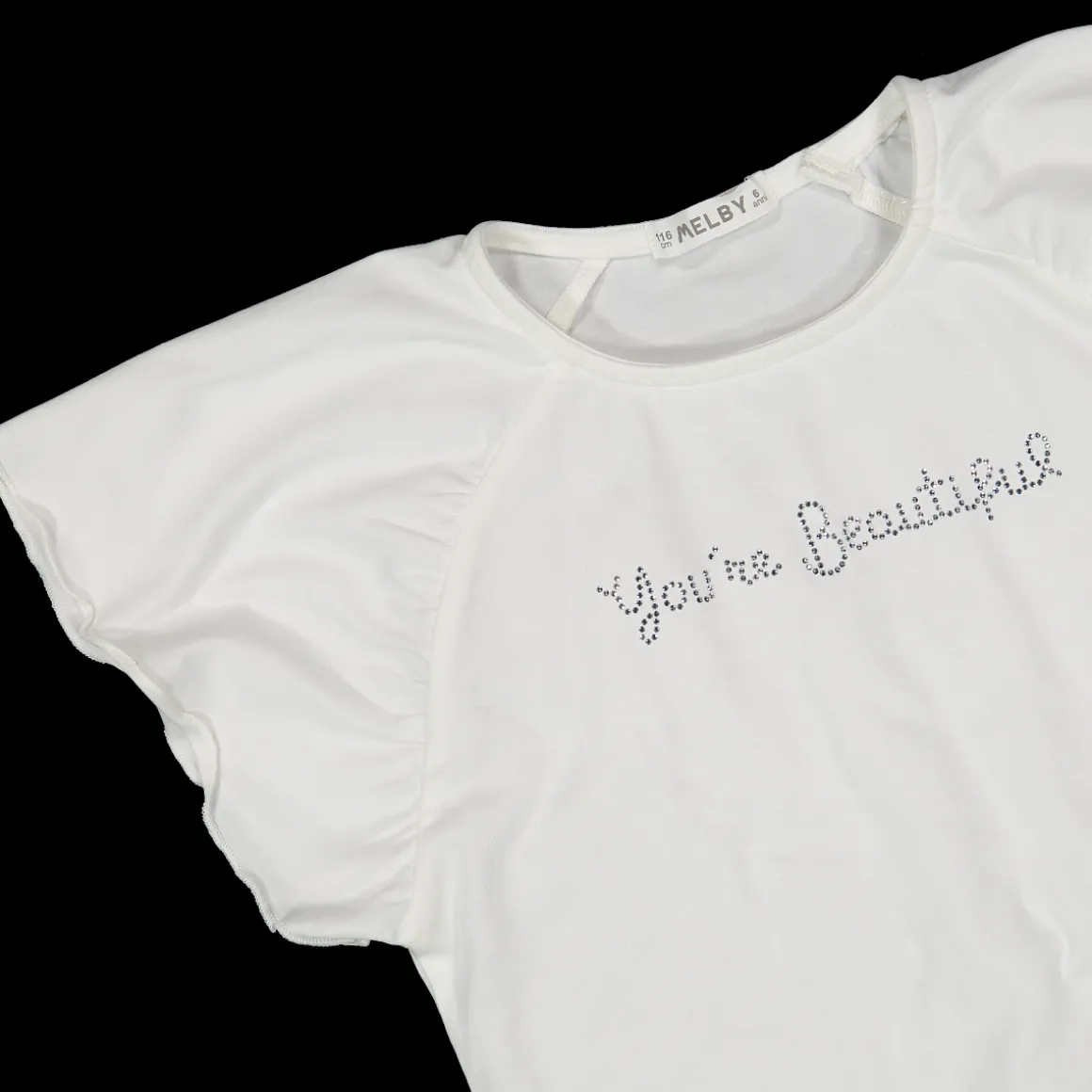Maglietta con strass bambina