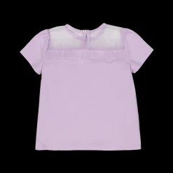 Maglietta con tulle per bambina