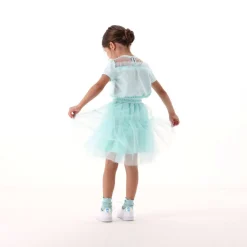 Maglietta con tulle per bambina