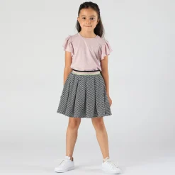 Maglietta da bambina in jersey lurex