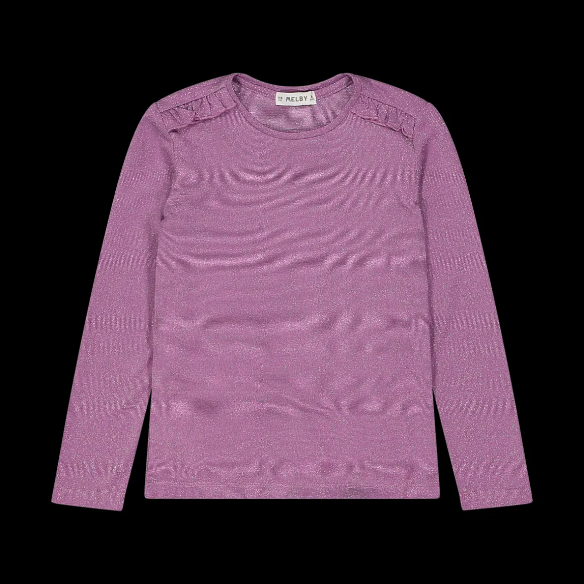 Maglietta jersey lurex bambina