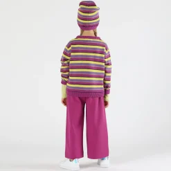 Maglione a righe bambina