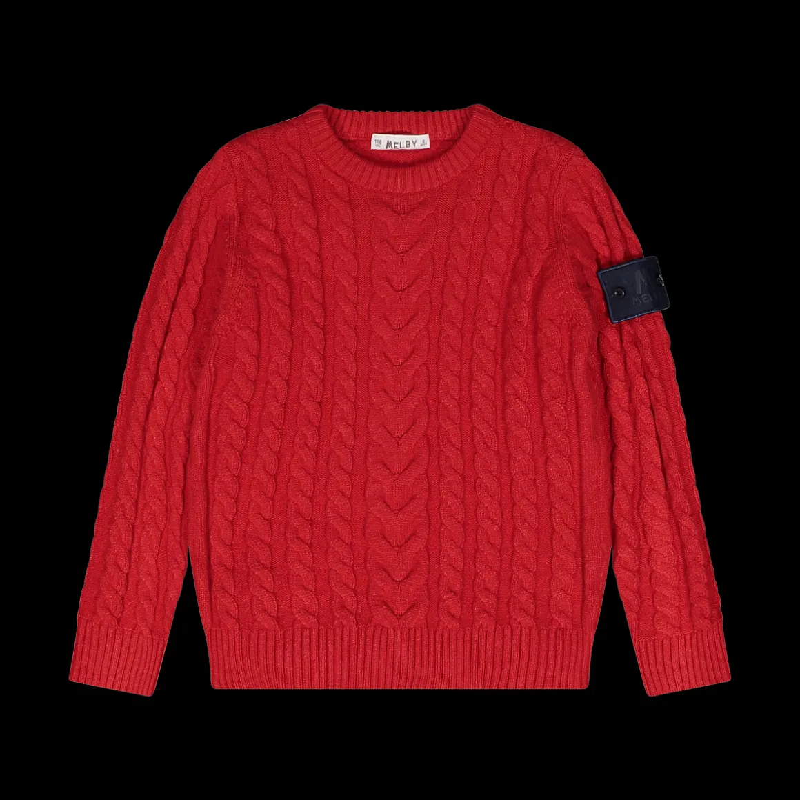 Maglione con trecce per ragazzo