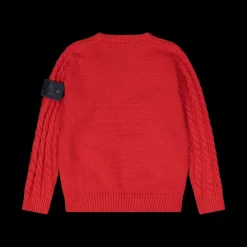 Maglione con trecce per ragazzo