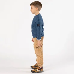 Maglione con trecce per ragazzo