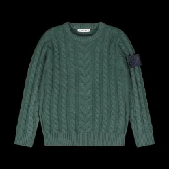 Maglione con trecce per ragazzo