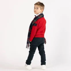 Maglione con trecce per ragazzo