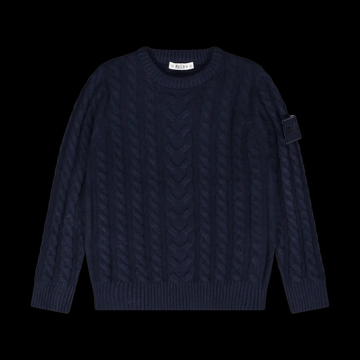 Maglione con trecce per ragazzo