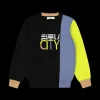 Maglione da bambino con blocchi colore