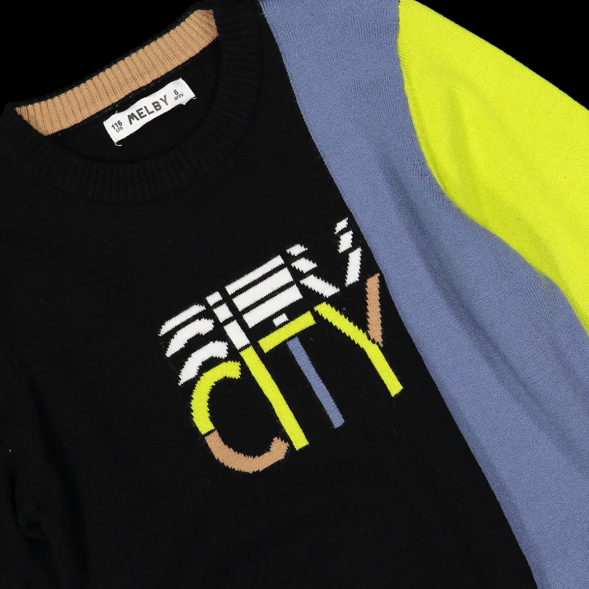 Maglione da bambino con blocchi colore