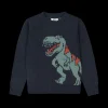 Maglione da bambino con jacquard Dino