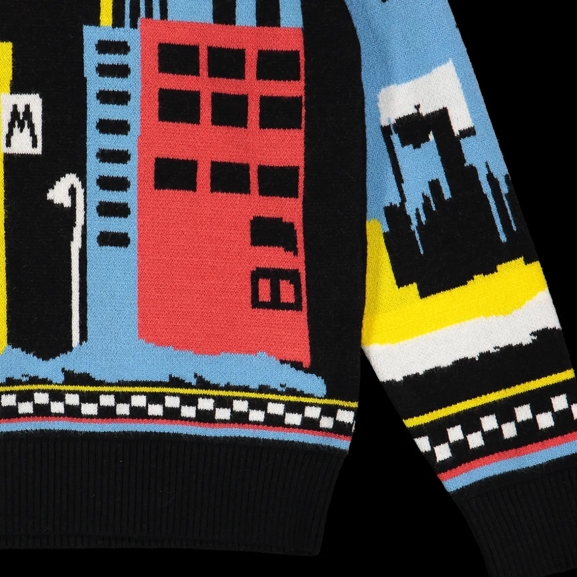 Maglione da bambino con jacquard palazzi