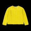 Maglione/cardigan in ciniglia bambina