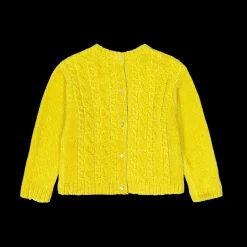 Maglione/cardigan in ciniglia bambina