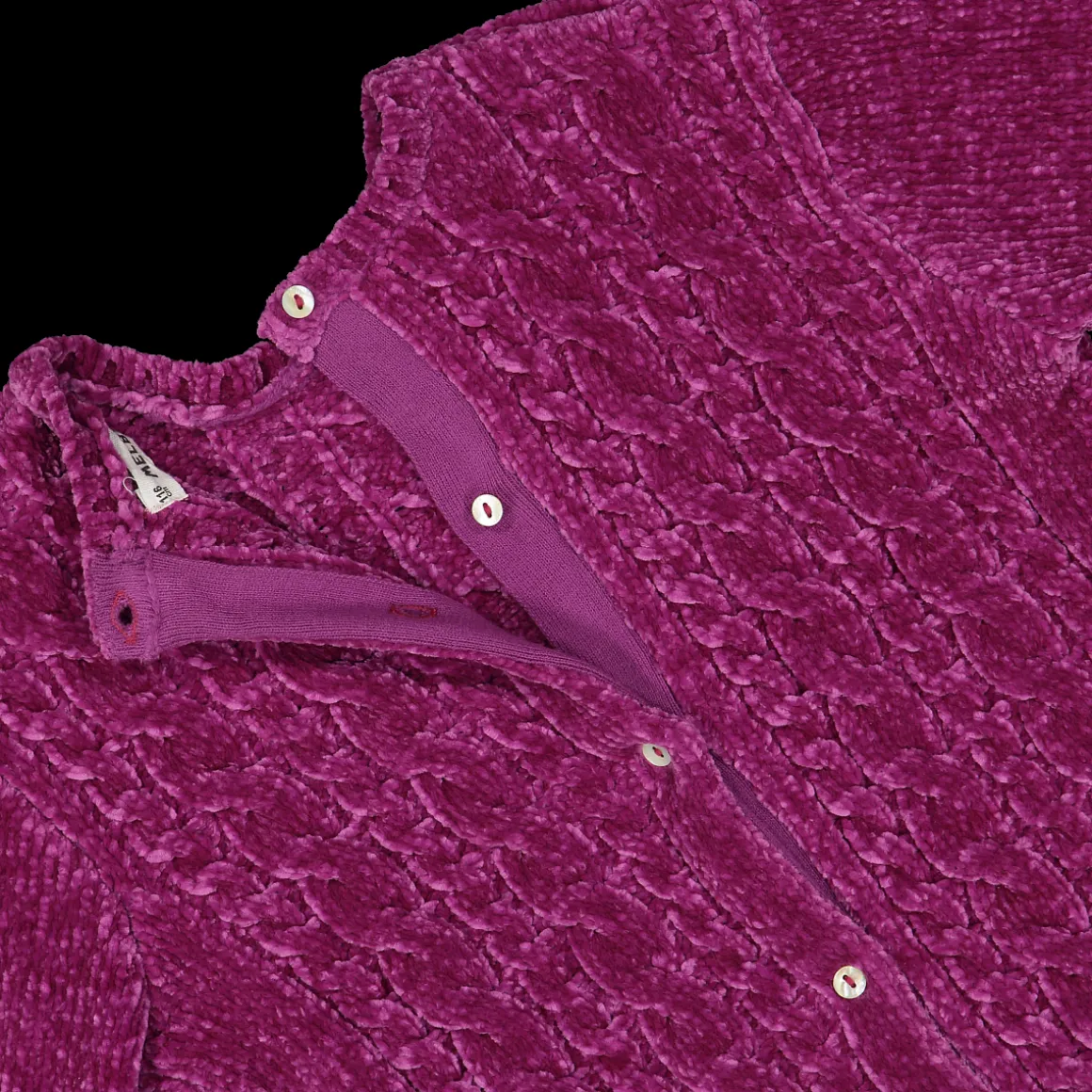 Maglione/cardigan in ciniglia bambina