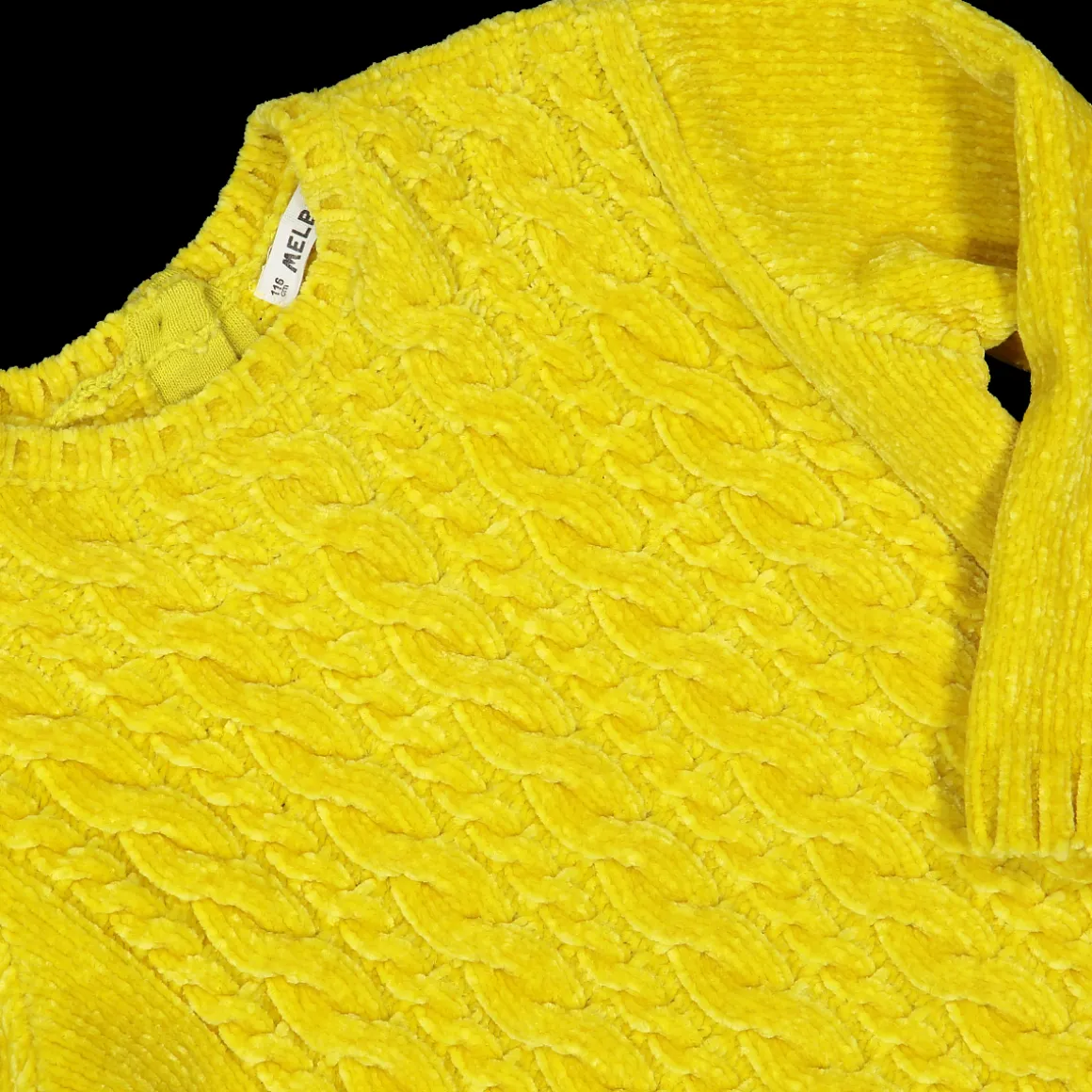 Maglione/cardigan in ciniglia bambina