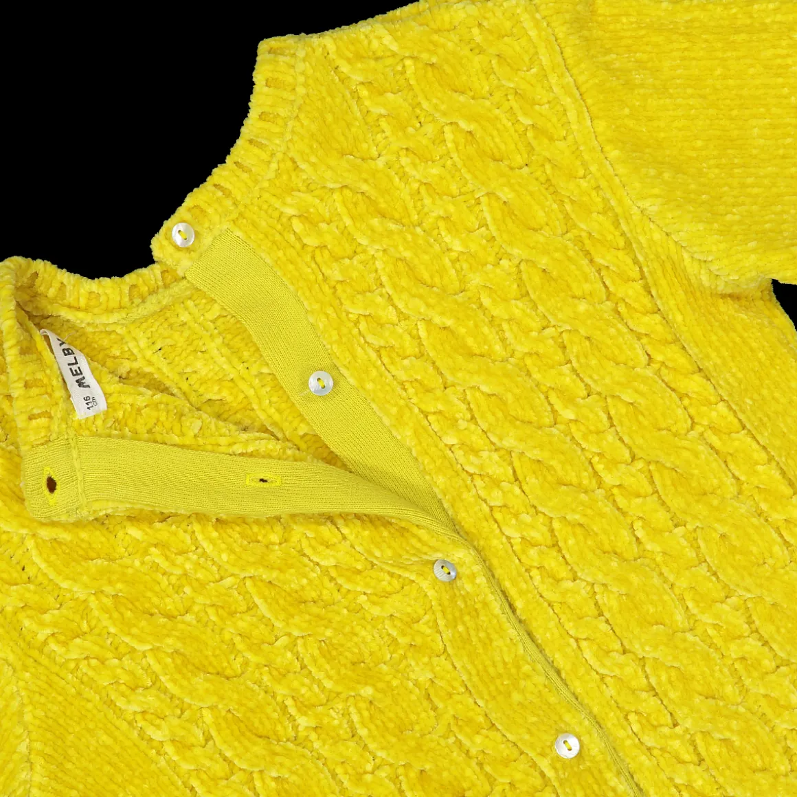 Maglione/cardigan in ciniglia bambina