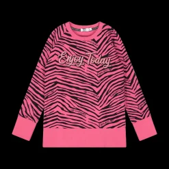 Maxi felpa stretch da bambina
