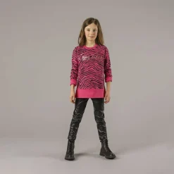 Maxi felpa stretch da bambina