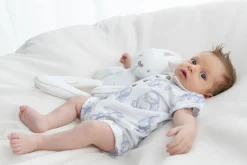 Pagliaccetto con coniglietti per neonato