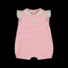 Pagliaccetto corta piquet neonata