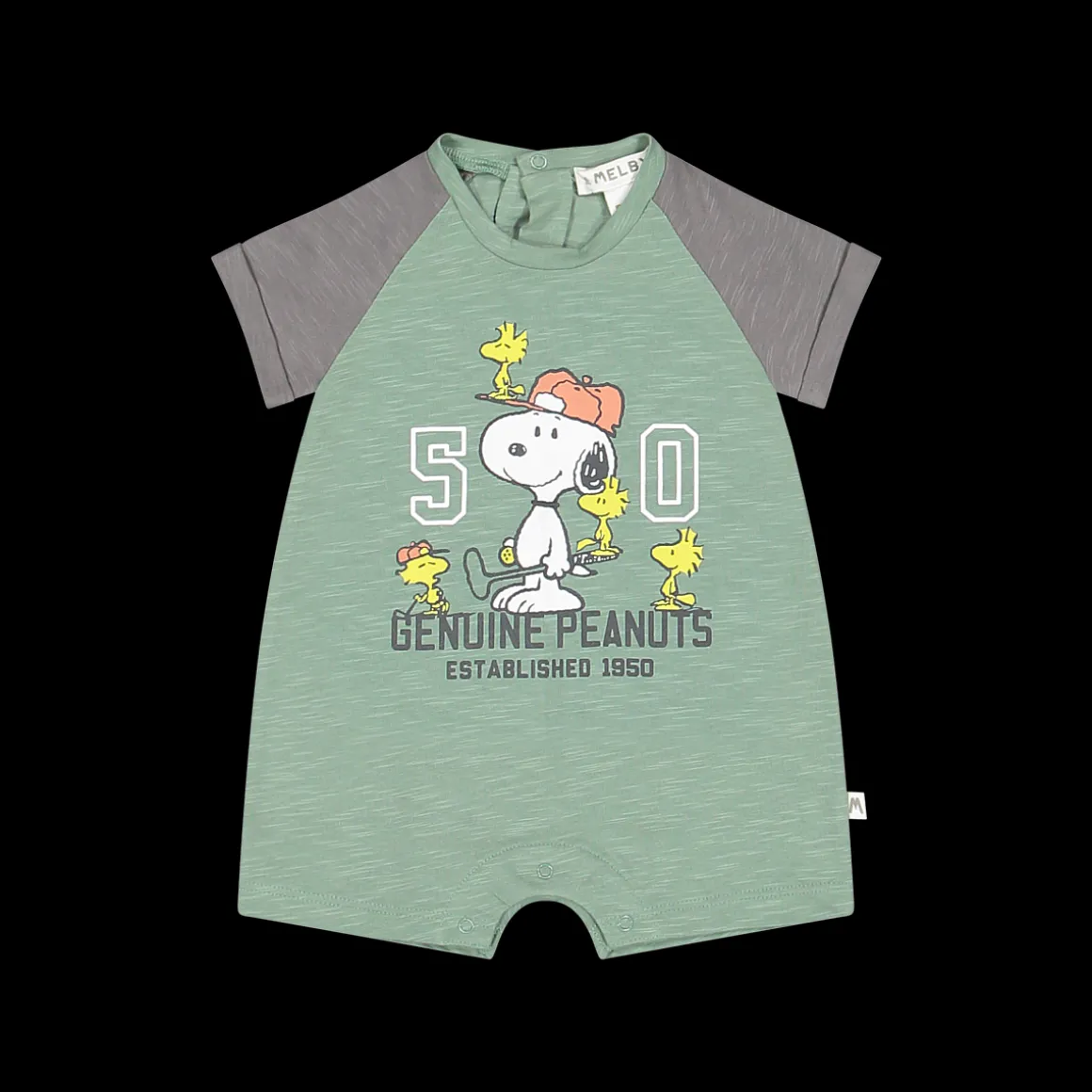 Pagliaccetto tema Peanuts per neonato