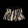 Pantaloncino jacquard animalier bambina