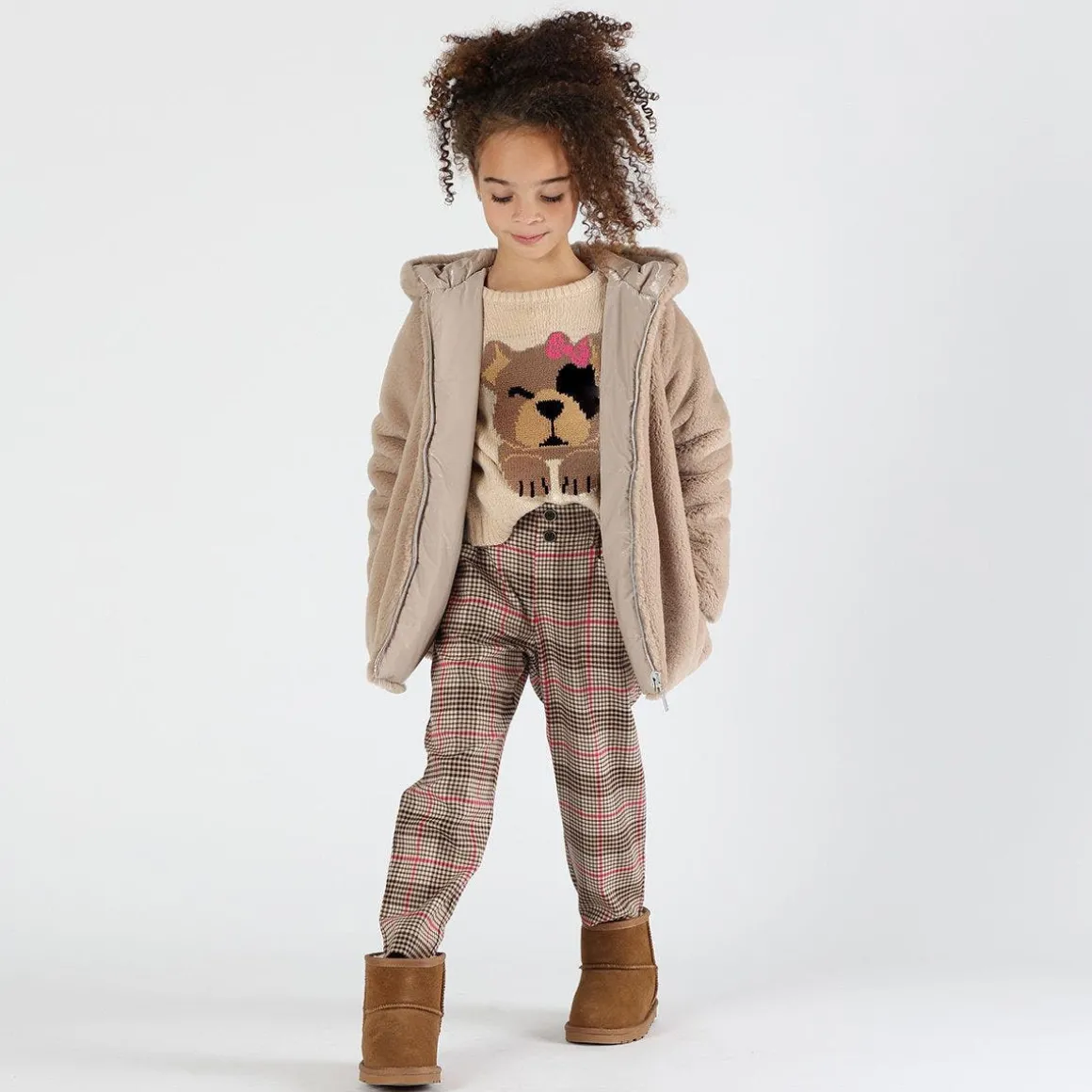 Pantalone a quadri bambina