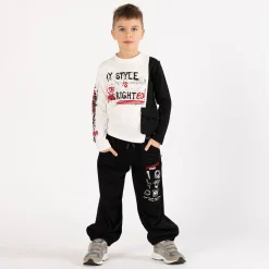 Pantalone ampio in felpa per ragazzo