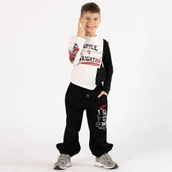 Pantalone ampio in felpa per ragazzo