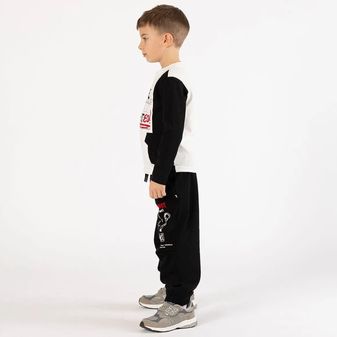 Pantalone ampio in felpa per ragazzo