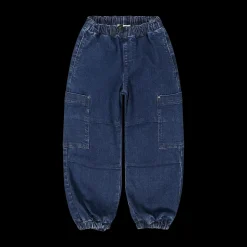 Pantalone baggy in denim stretch per ragazzo