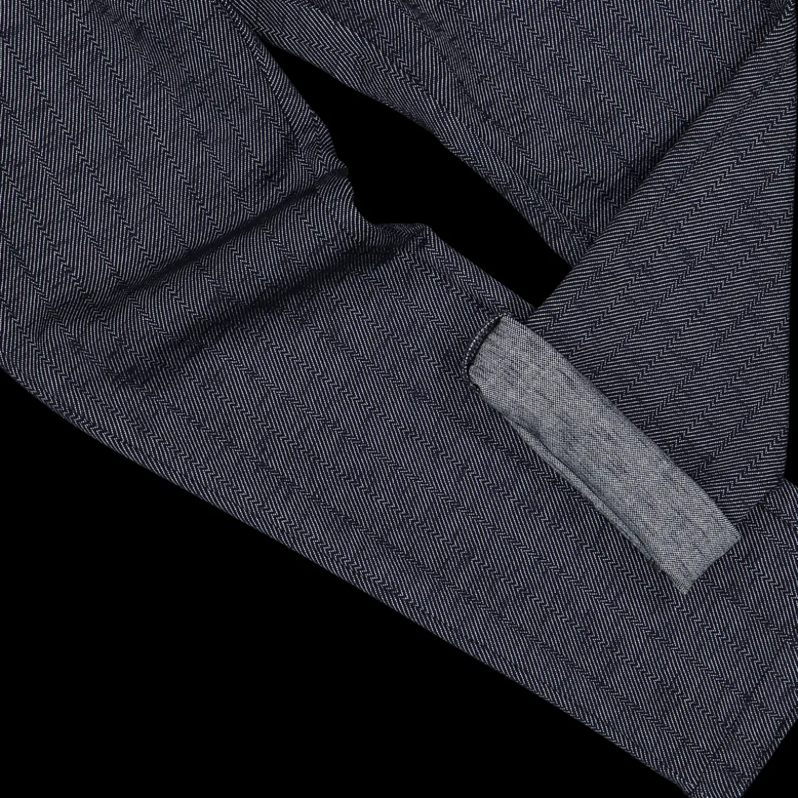 Pantalone bambino in tessuto spinato
