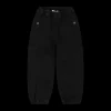 Pantalone cargo in denim nero per ragazza