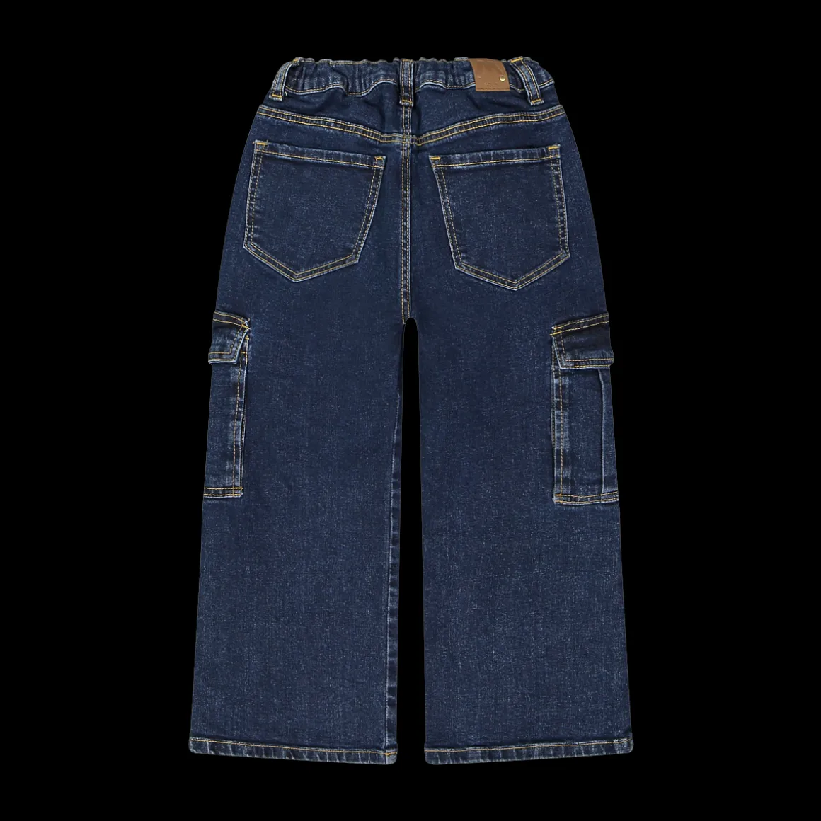 Pantalone cargo in denim per ragazza