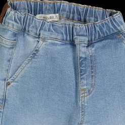 Pantalone cargo in denim bambina