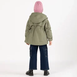 Pantalone cargo in denim per ragazza