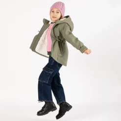 Pantalone cargo in denim per ragazza