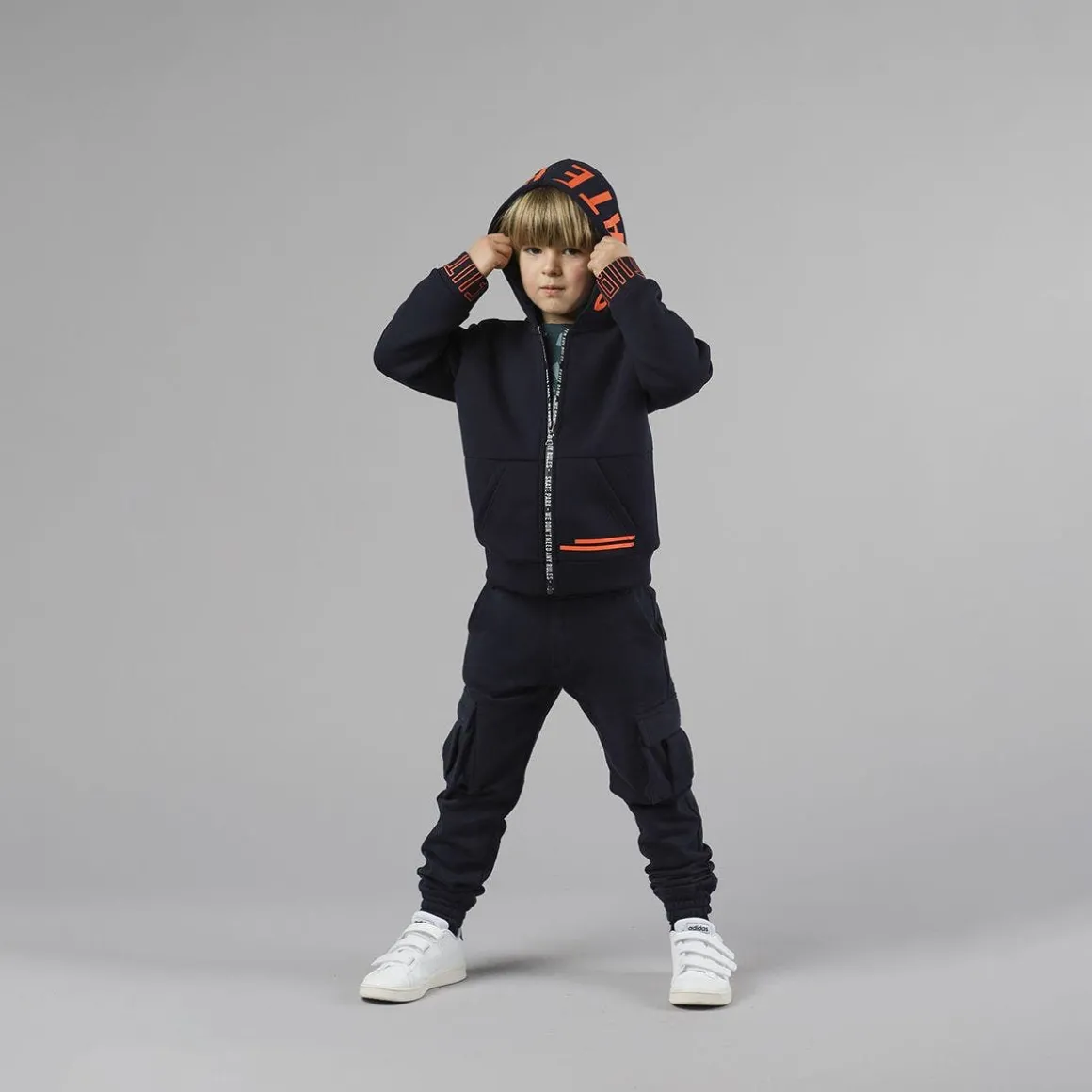 Pantalone cargo in felpa per bambino