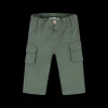Pantalone cargo in gabardina elasticizzata bambino.