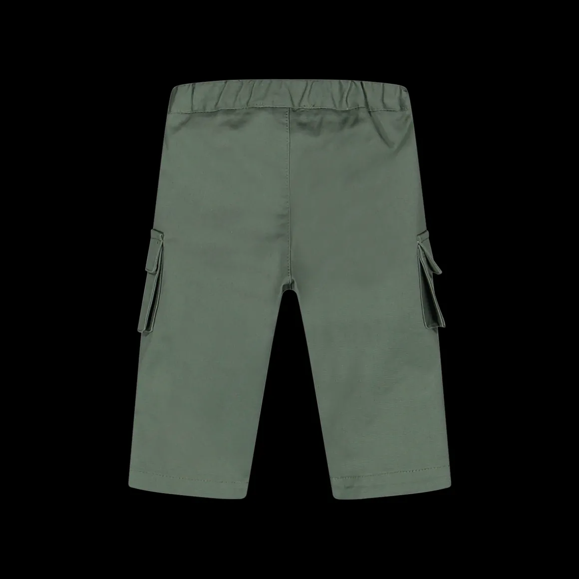 Pantalone cargo in gabardina elasticizzata bambino.