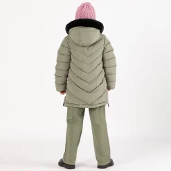 Pantalone cargo in gabardina per bambina