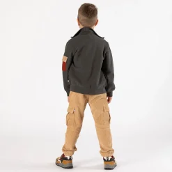 Pantalone cargo in velluto a coste per ragazzo