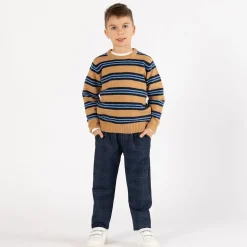Pantalone chino con coulisse per ragazzo