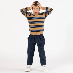Pantalone chino con coulisse per ragazzo