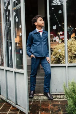 Pantalone chino con coulisse per ragazzo